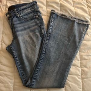 Buckle Black flare jeans